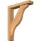 Ekena Millwork Funston Block Smooth Bracket w/ Offset Brace, Western Red Cedar, 3 1/2"W x 16"D x 20"H BKT0402X16X20FST05SWR - alternate 1